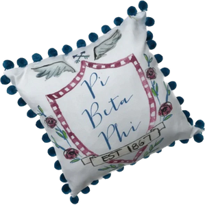 Pi Beta Phi Pom Pom Pillow