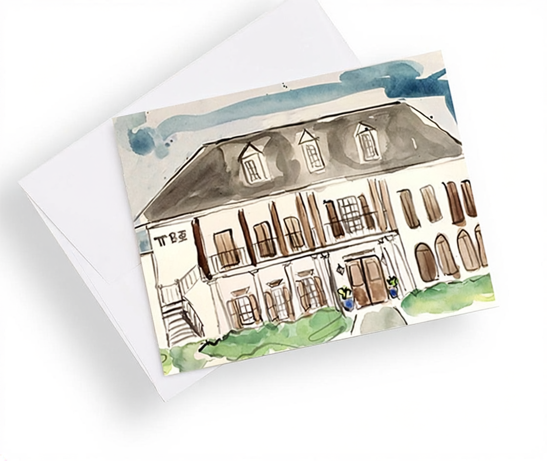 Mississippi State University Sorority House Notecards