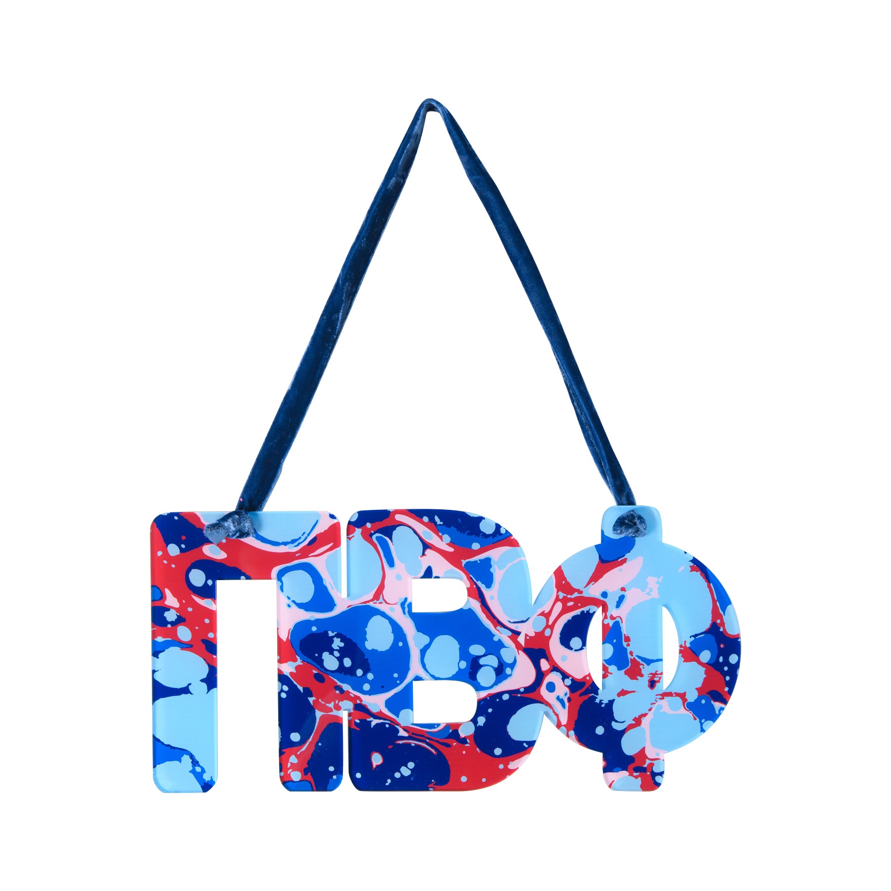 Sorority Acrylic Marbled Hangers