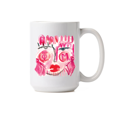 Phi Mu FANCY SISTER Mug