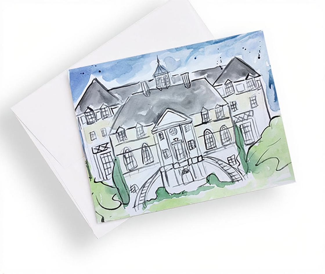 University of Arkansas Sorority House Notecards