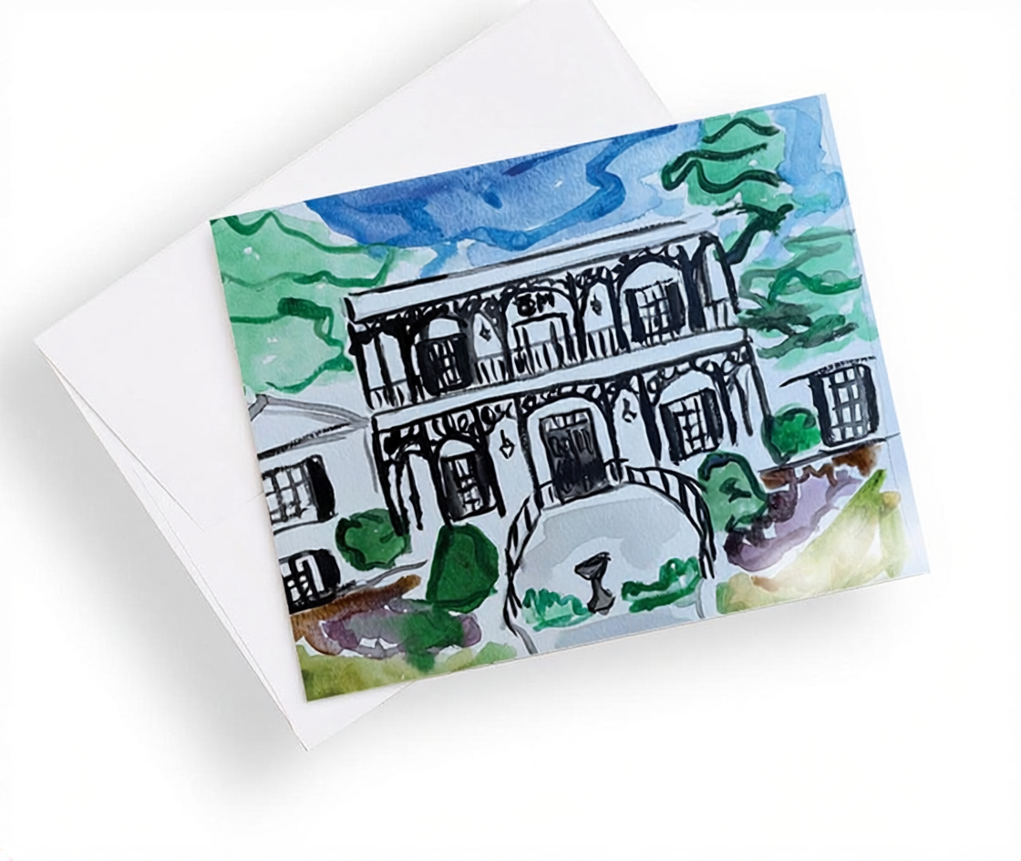 University of Georgia Sorority House Notecards