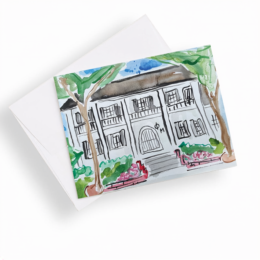 Louisiana State University Sorority House Notecards