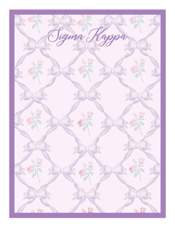 Romantic Floral Notepad