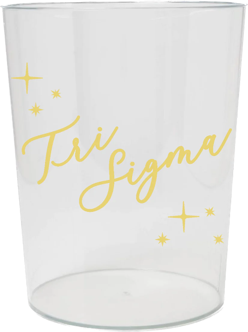 Tri-Sigma VINTAGE VEGAS Wastebasket