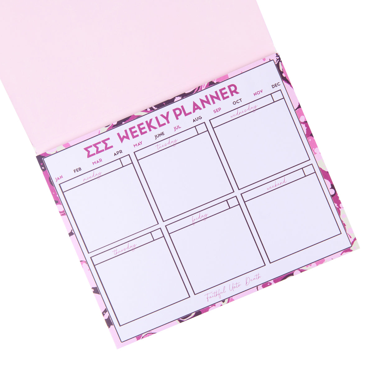 Sorority Desk Planner
