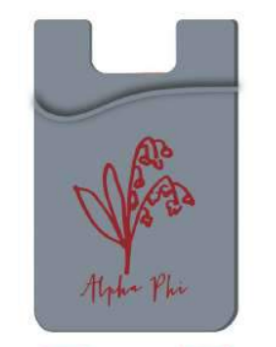 Alpha Phi Cell Phone Wallet