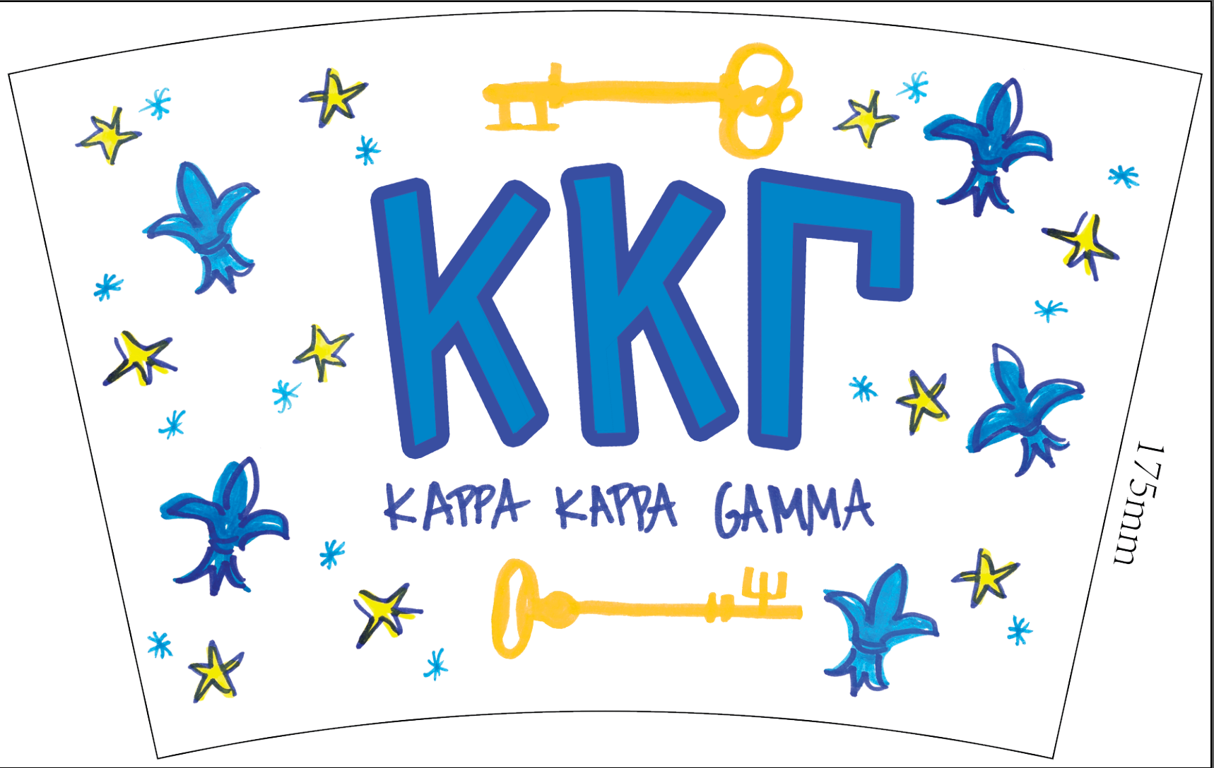 Kappa Kappa Gamma Marker Cup