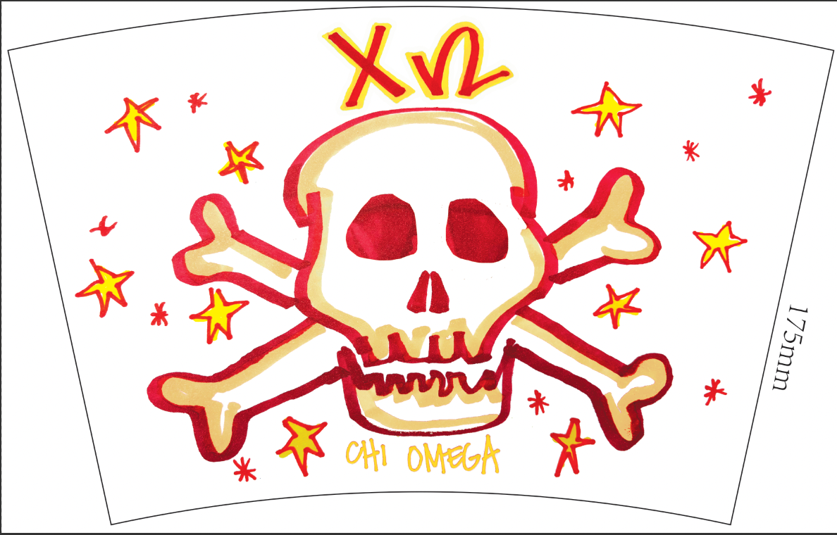 Chi Omega Marker Cup