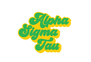 Alpha Sigma Tau RETRO Decal