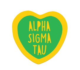 Alpha Sigma Tau Sweet Heart Decal