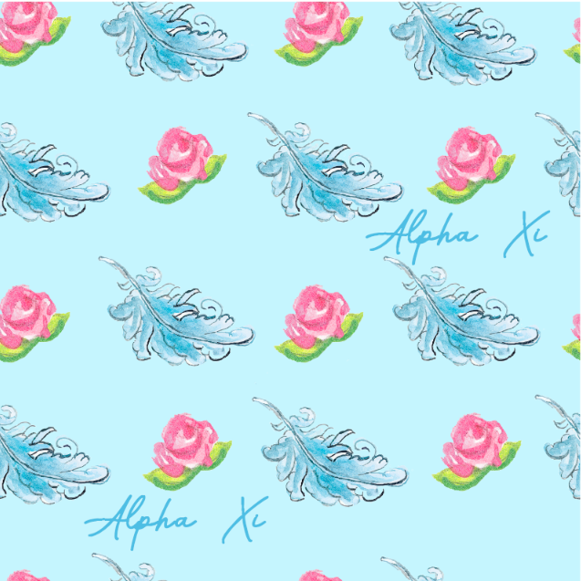 Alpha Xi Delta Iconic Cosmetic Bag