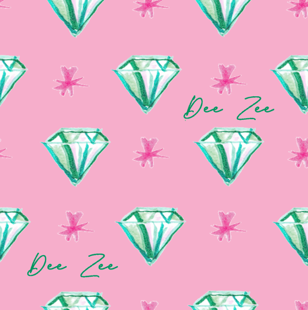 Delta Zeta Iconic Cosmetic Bag