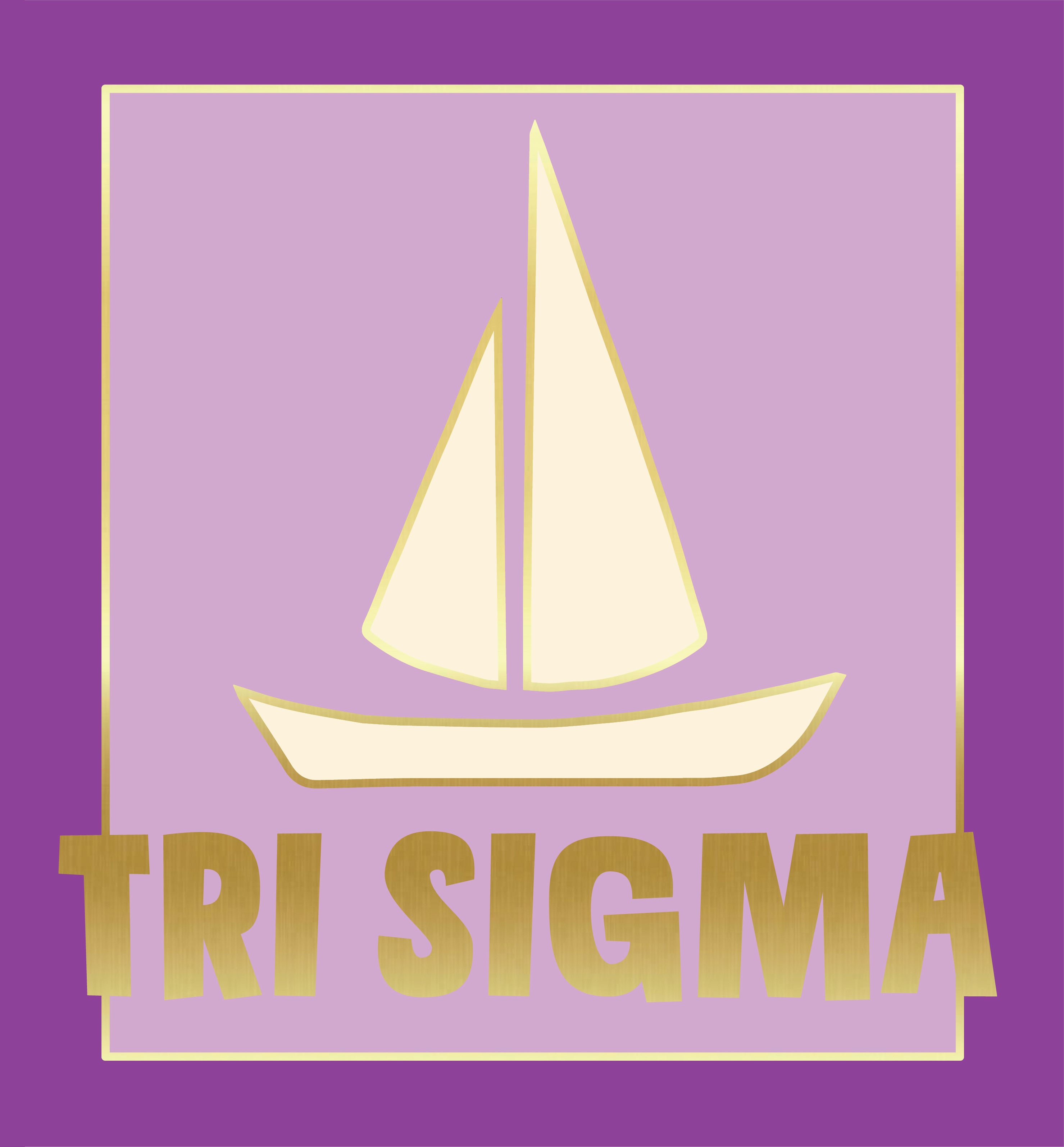 Tri Sigma Color Block Photo Album