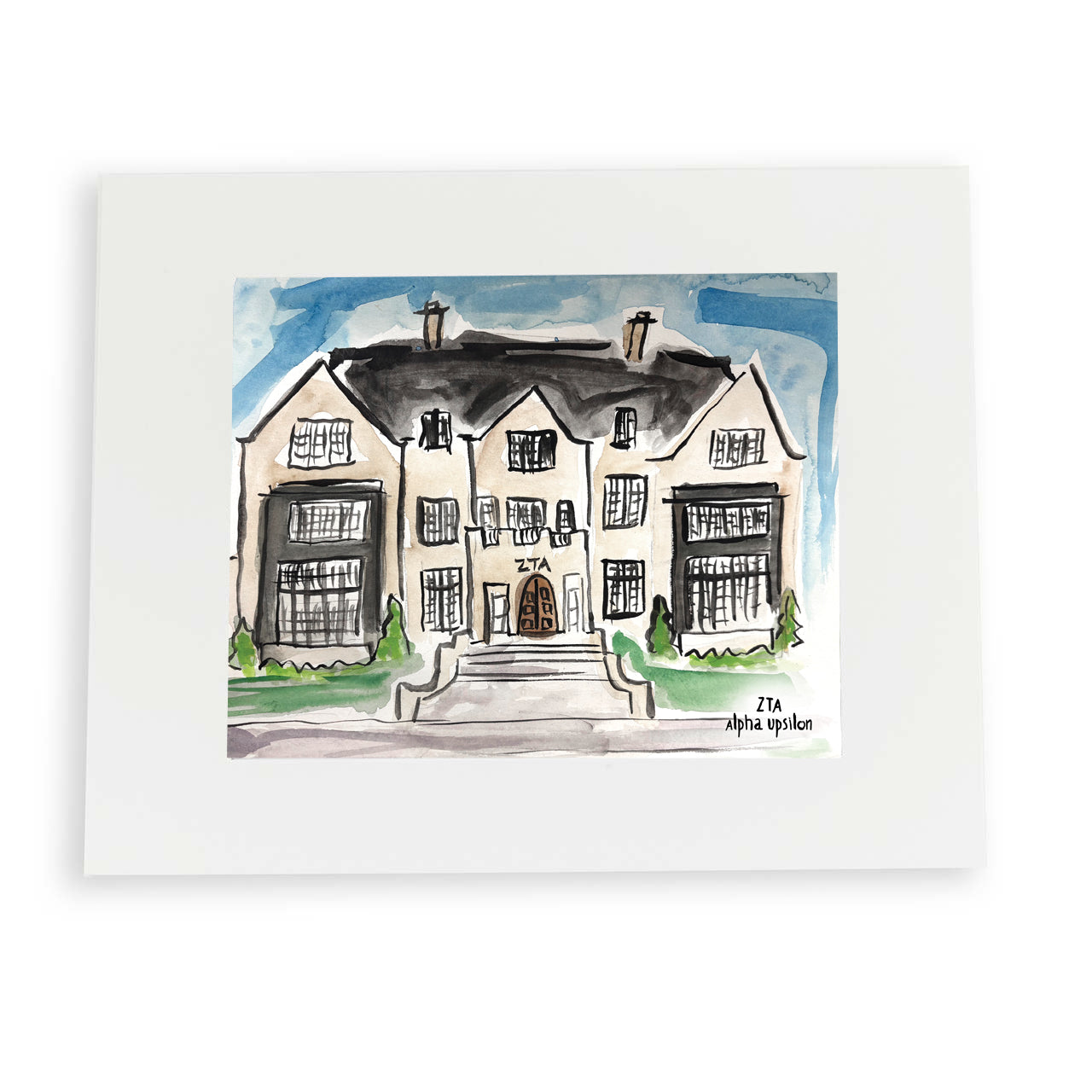 Oklahoma State University Sorority House Print