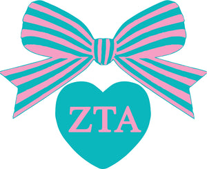 Zeta Tau Alpha BOW-DACIOUS Decal