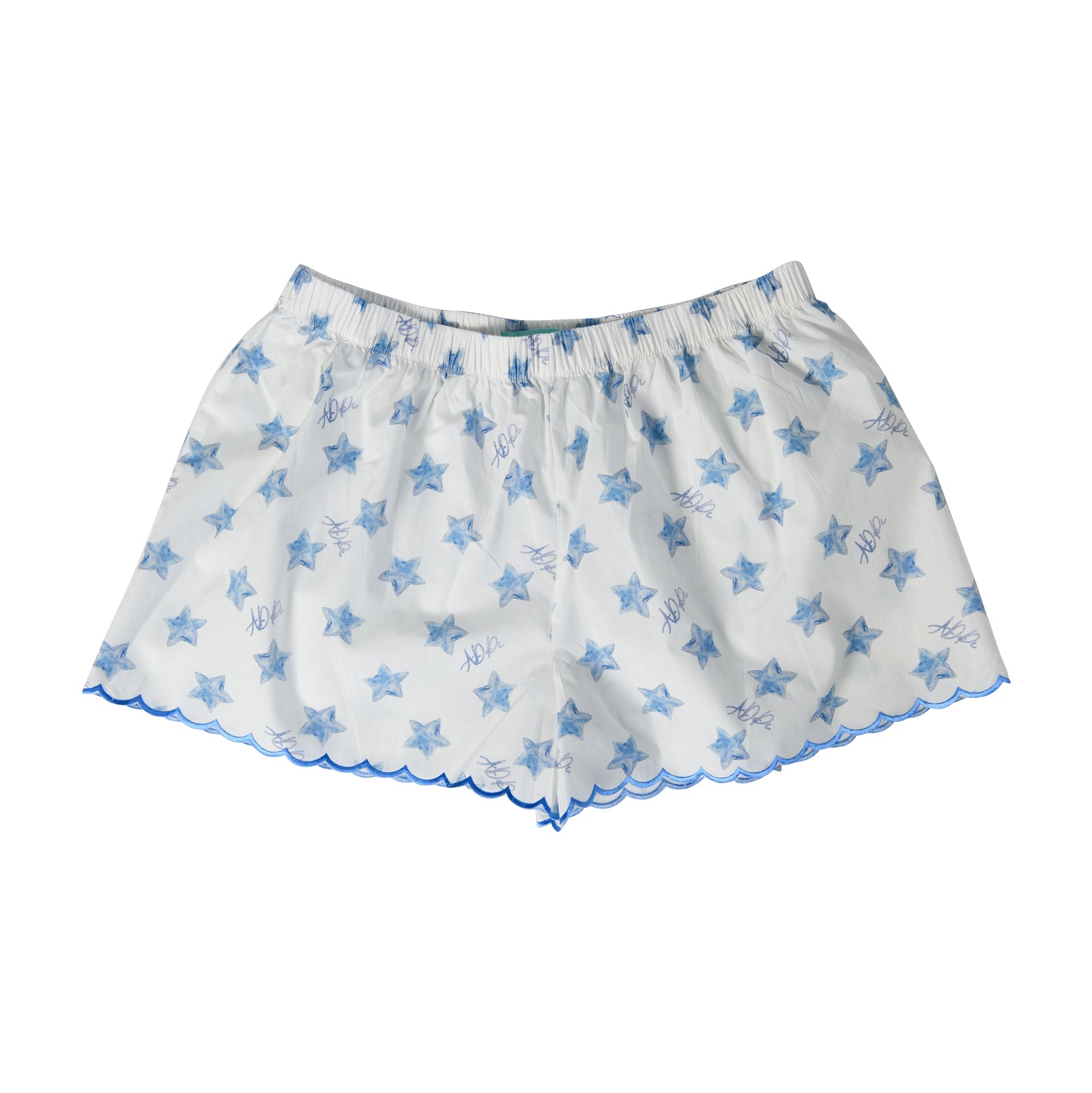 Alpha Delta Pi Cotton Sateen Scalloped Short
