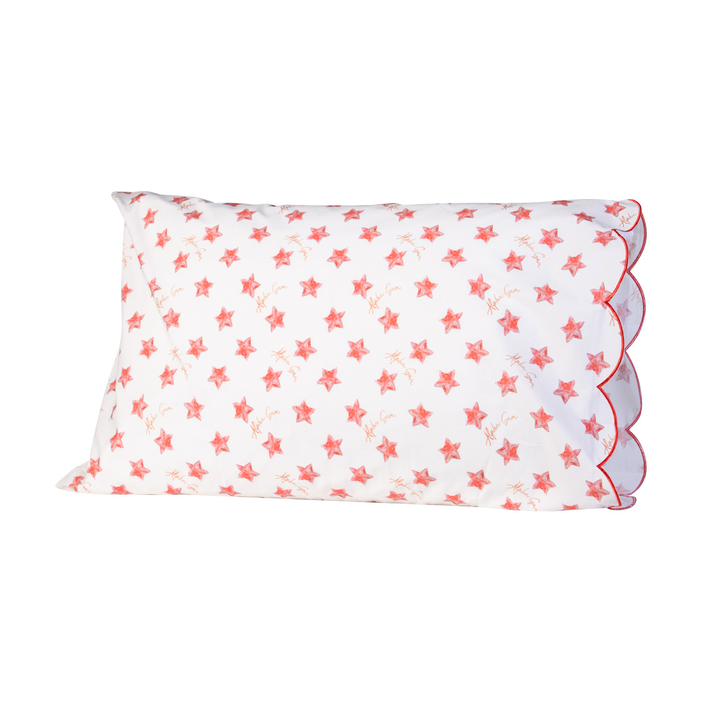 Sorority Scalloped Pillowcase