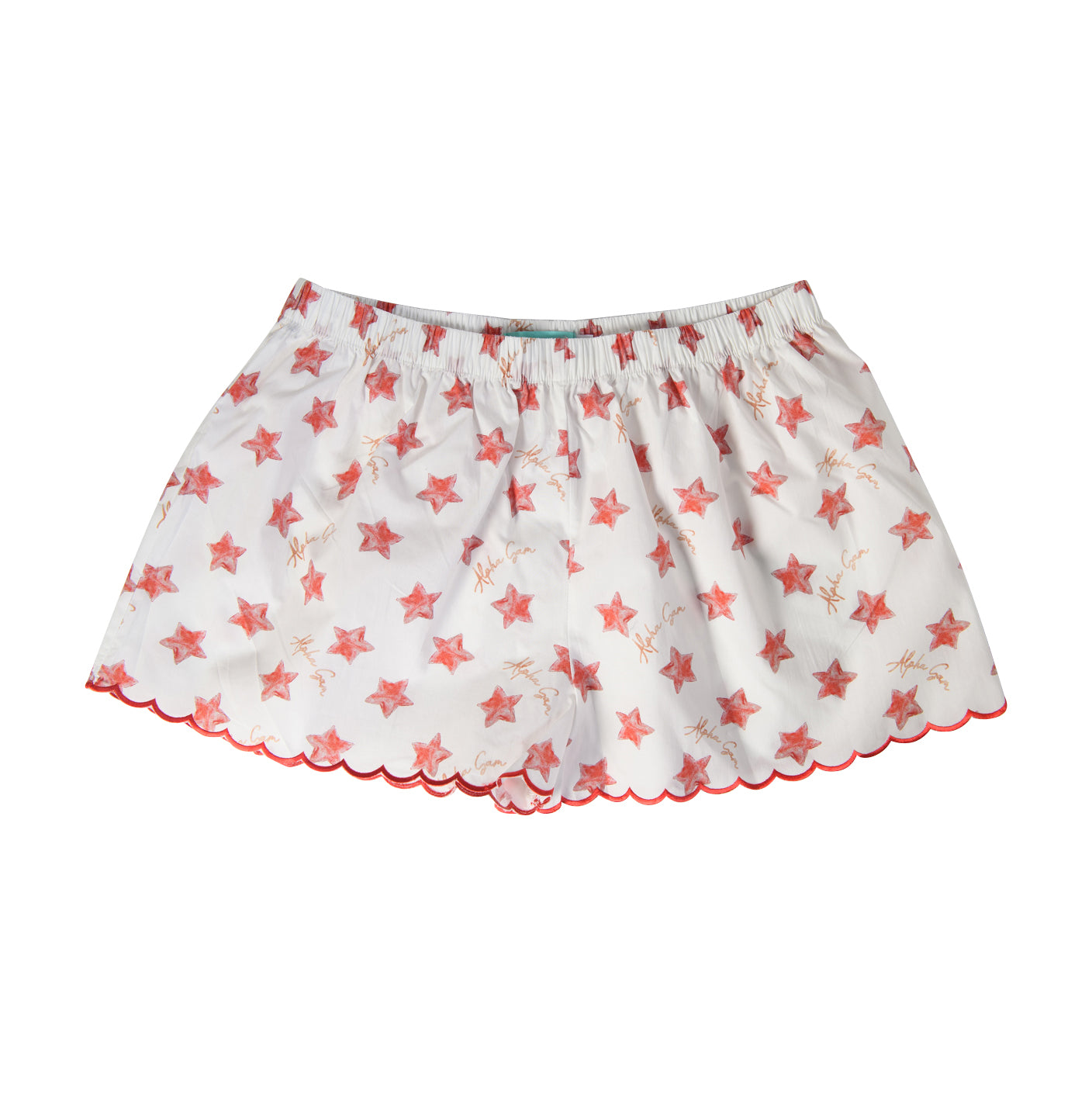 Sorority Scalloped Short