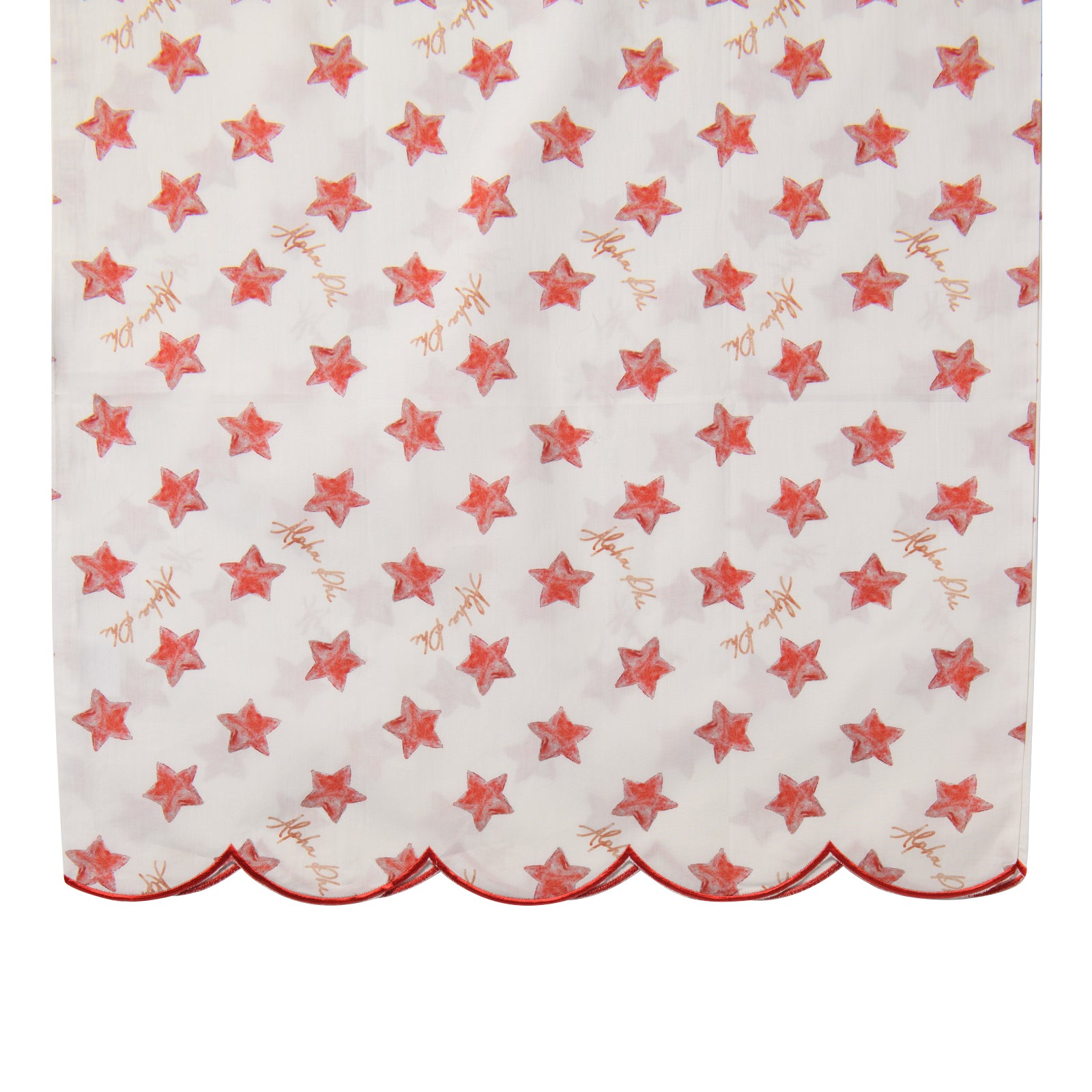Alpha Phi Cotton Sateen Scalloped Pillowcase