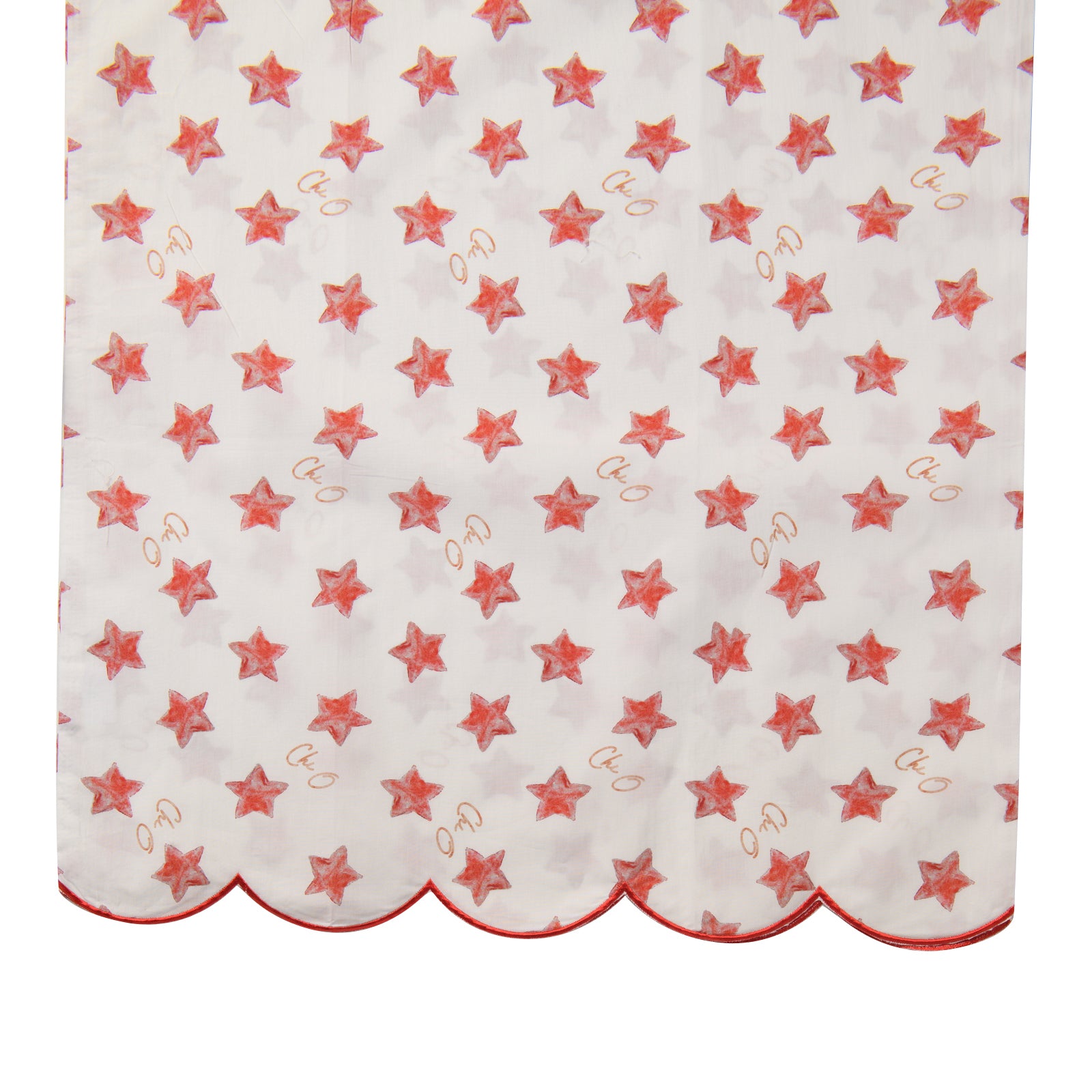 Chi Omega Scalloped Pillowcase