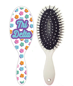 Tri Delta FLOWER CHILD Hairbrush