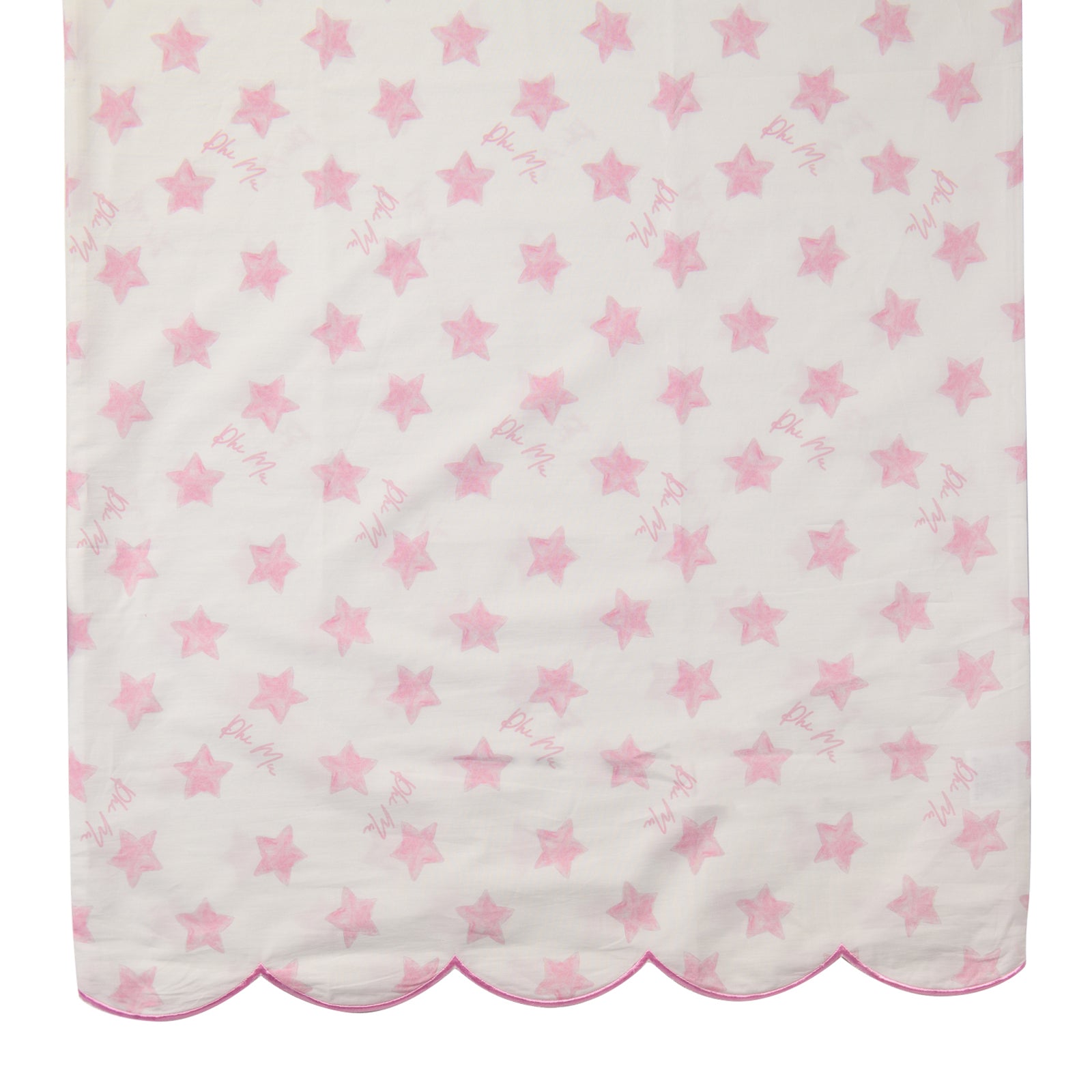 Phi Mu Scalloped Pillowcase