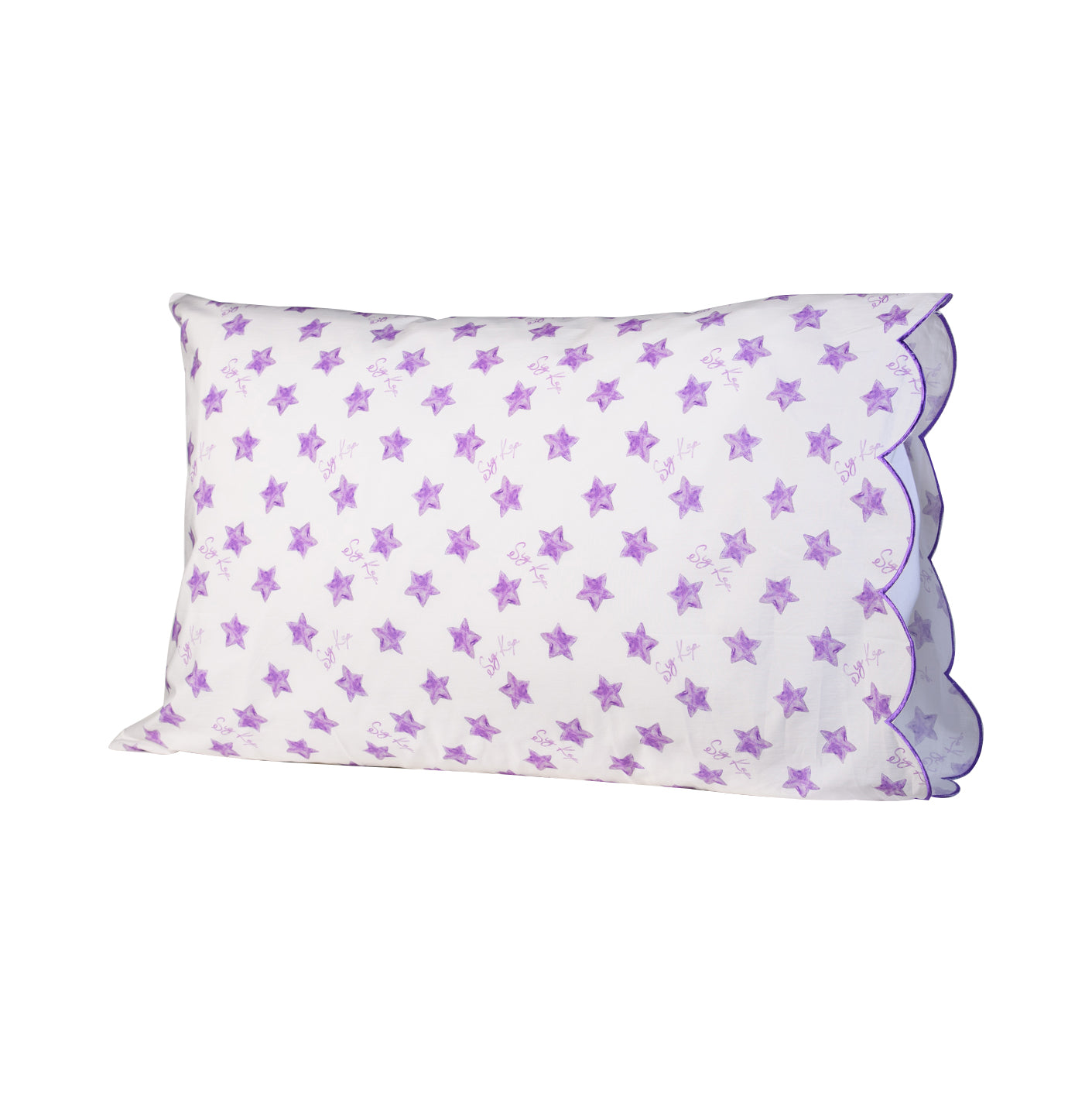 Sorority Scalloped Pillowcase