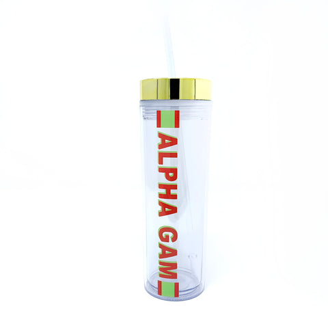 Alpha Gamma Delta Double Chambered Water Bottle