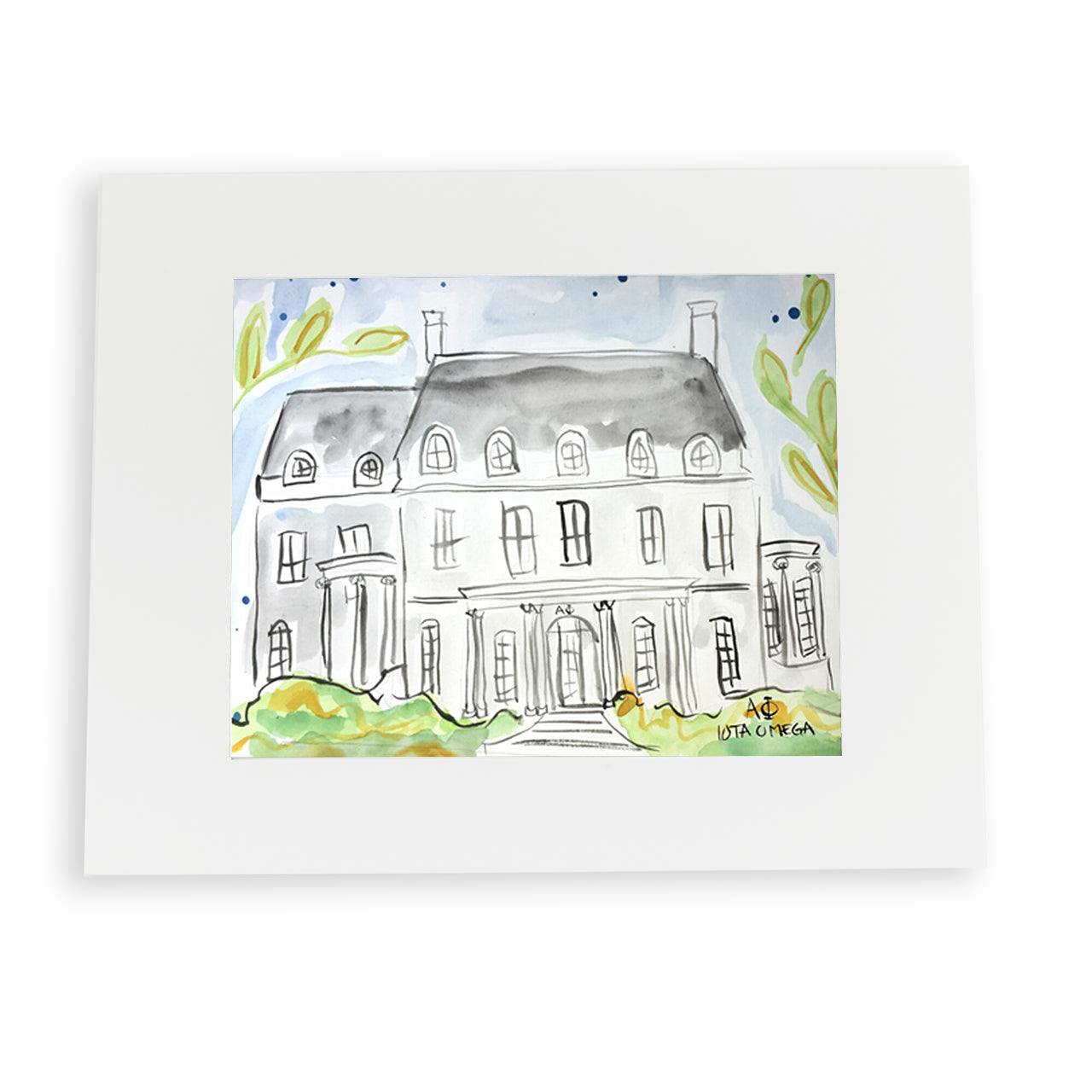 University of Mississippi House Print