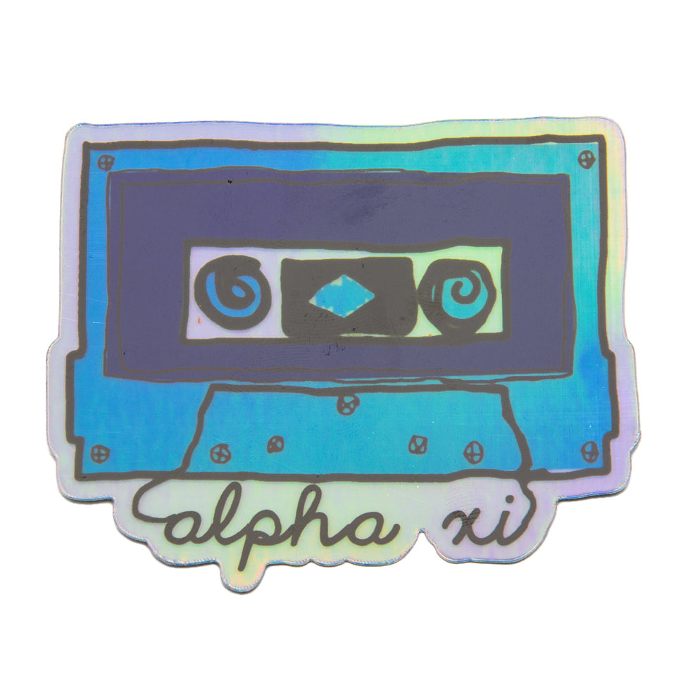 Holographic Cassette Decal Sticker