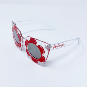 Chi Omega Flower Power Sunnies