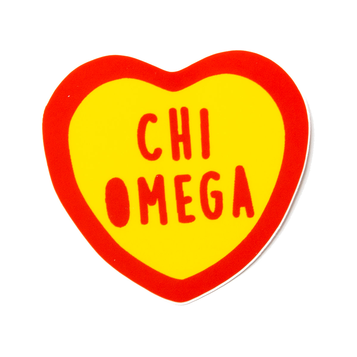 Chi Omega Sweet Heart Decal