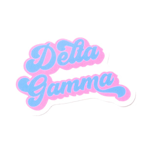 Delta Gamma RETRO Decal