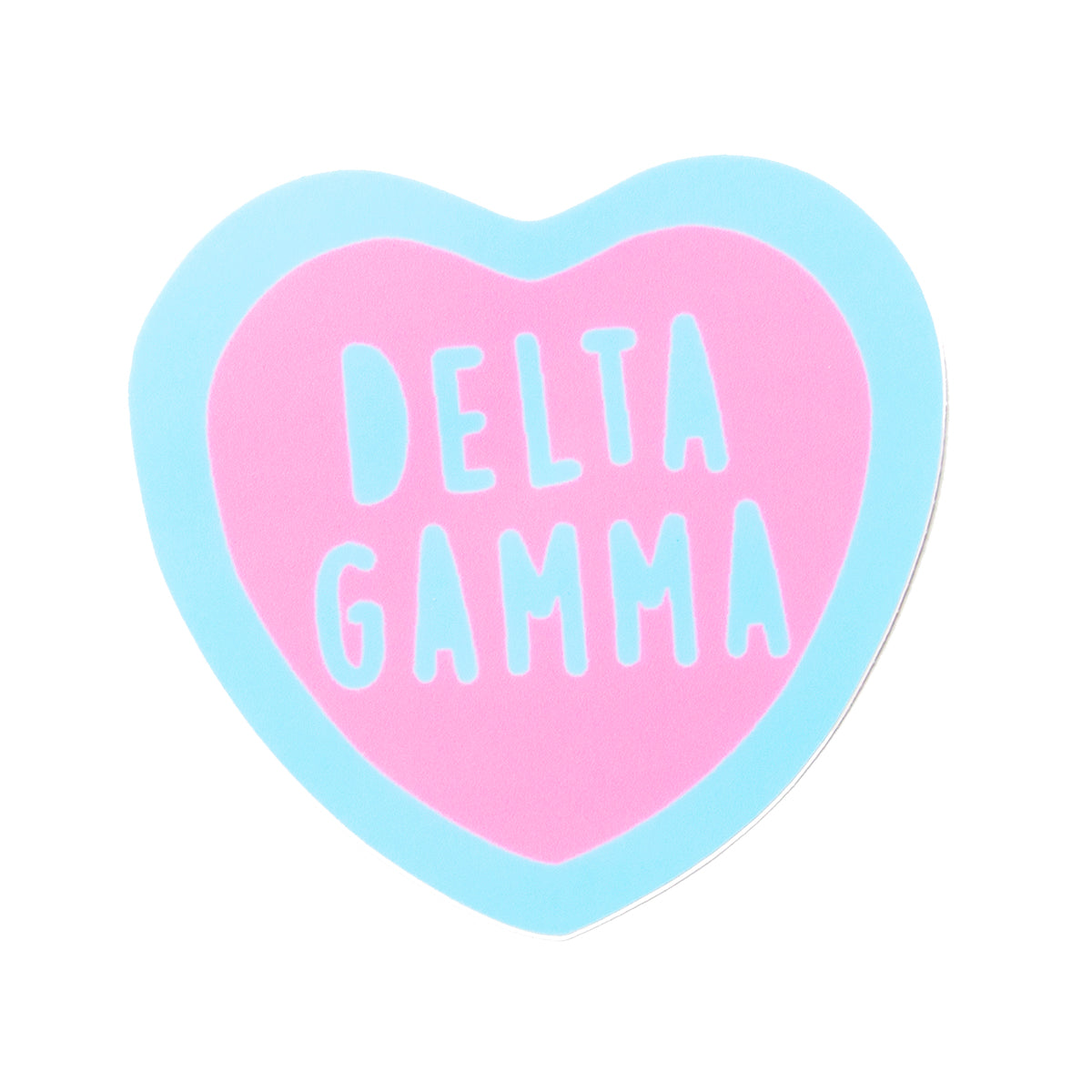 Delta Gamma Sweet Heart Decal