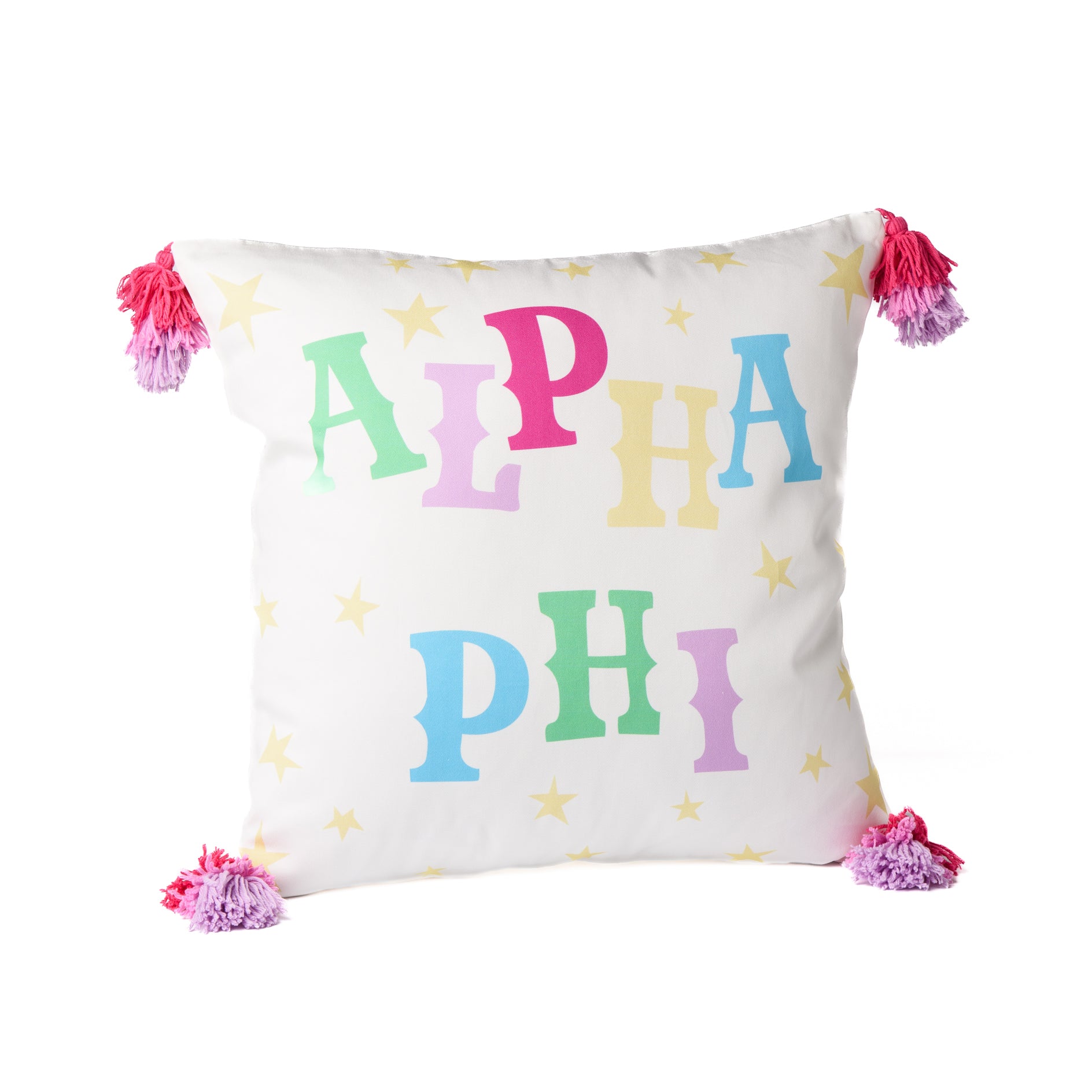 Alpha Phi "Oh My Stars" Printed Pillow