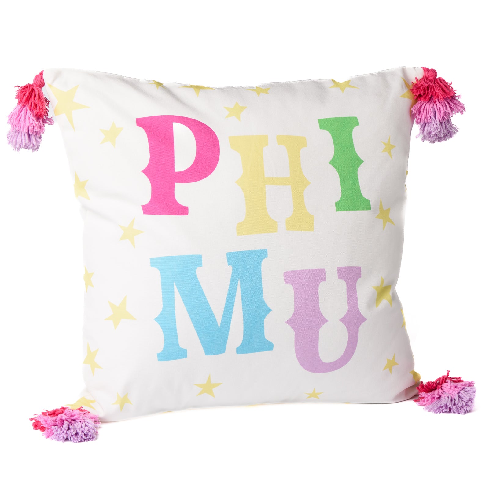 PHI MU "Oh My Stars" Printed Pillow