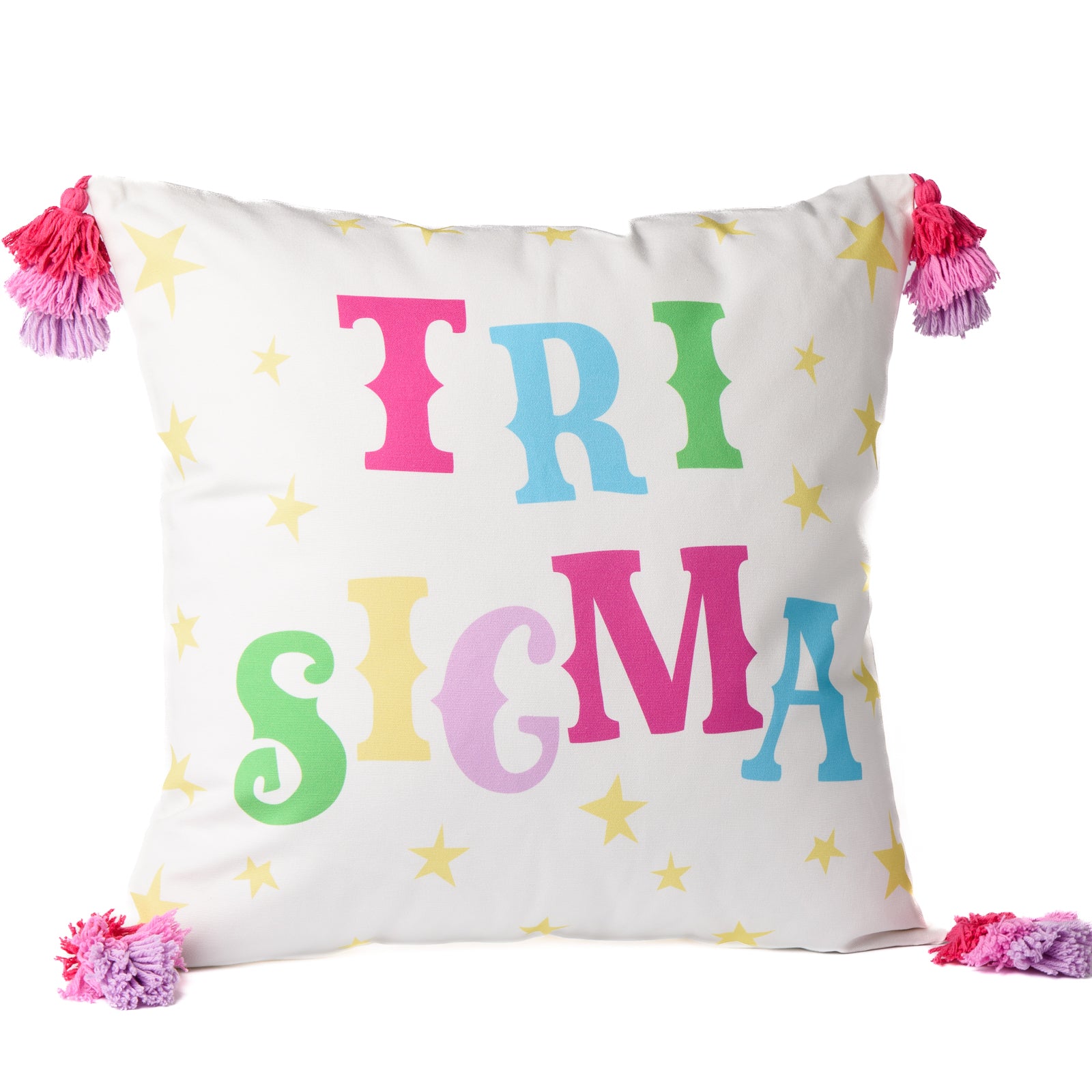 TRI SIGMA "Oh My Stars" Printed Pillow