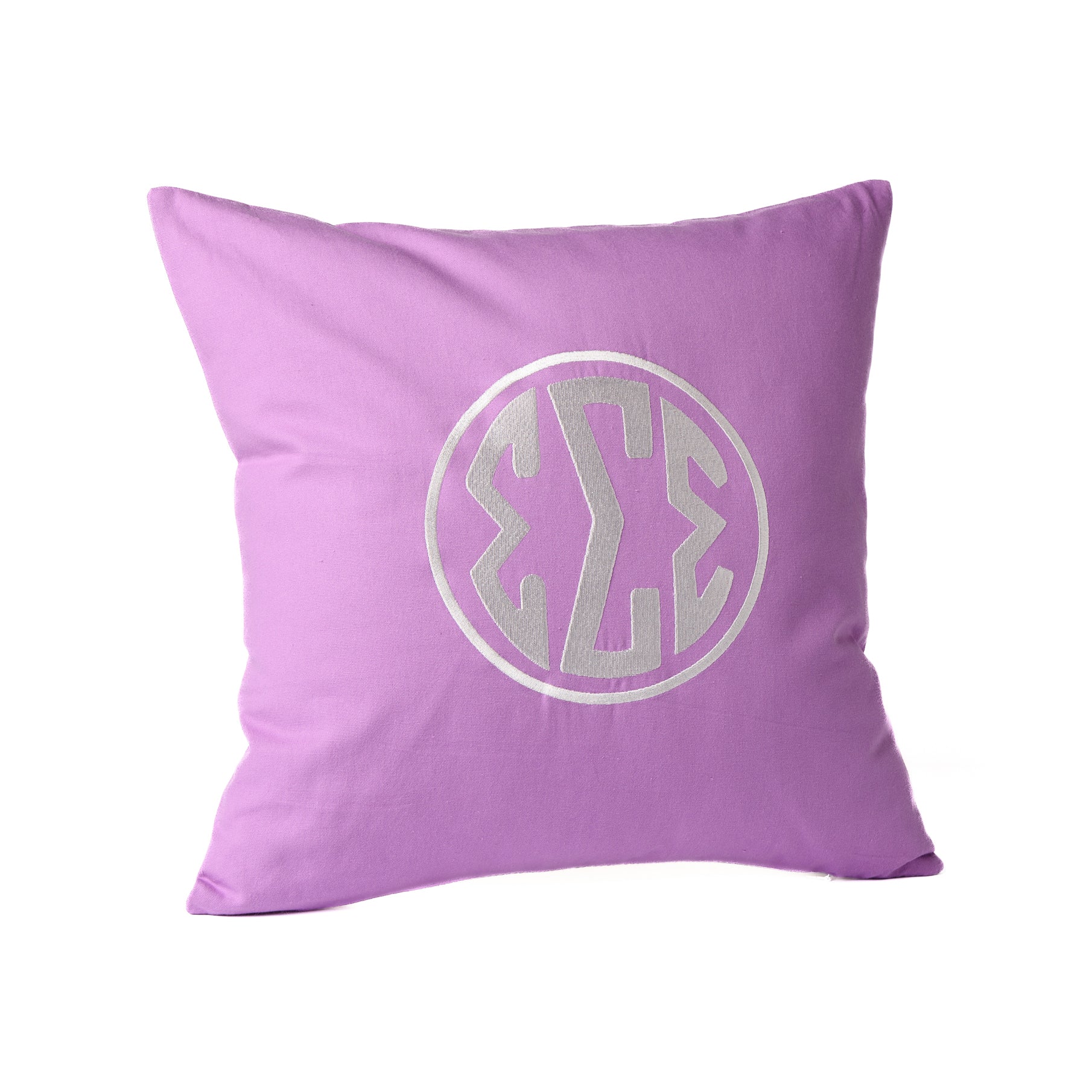 Circle Monogram Pillow