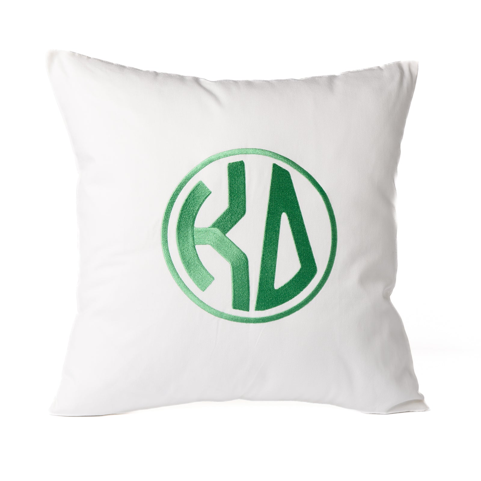 Kappa Delta Circle Monogram Pillow