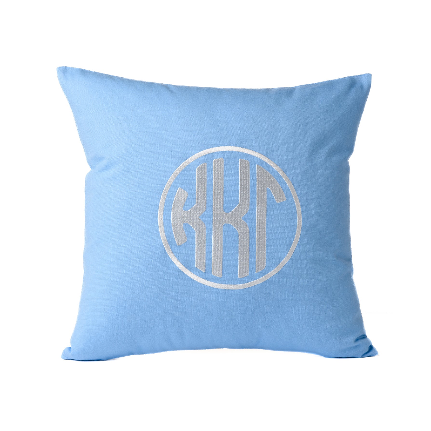 Circle Monogram Pillow