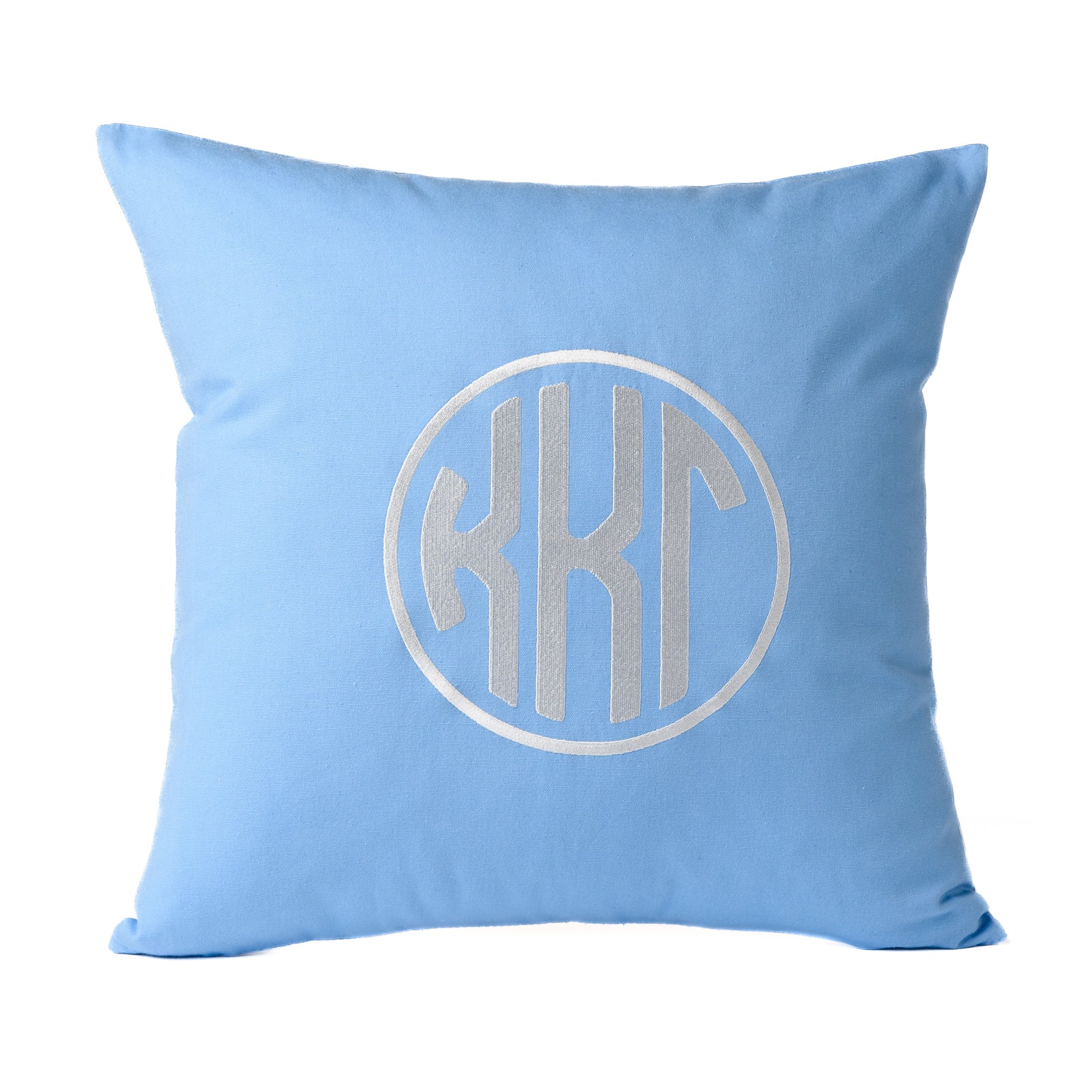 Kappa Kappa Gamma Circle Monogram Pillow