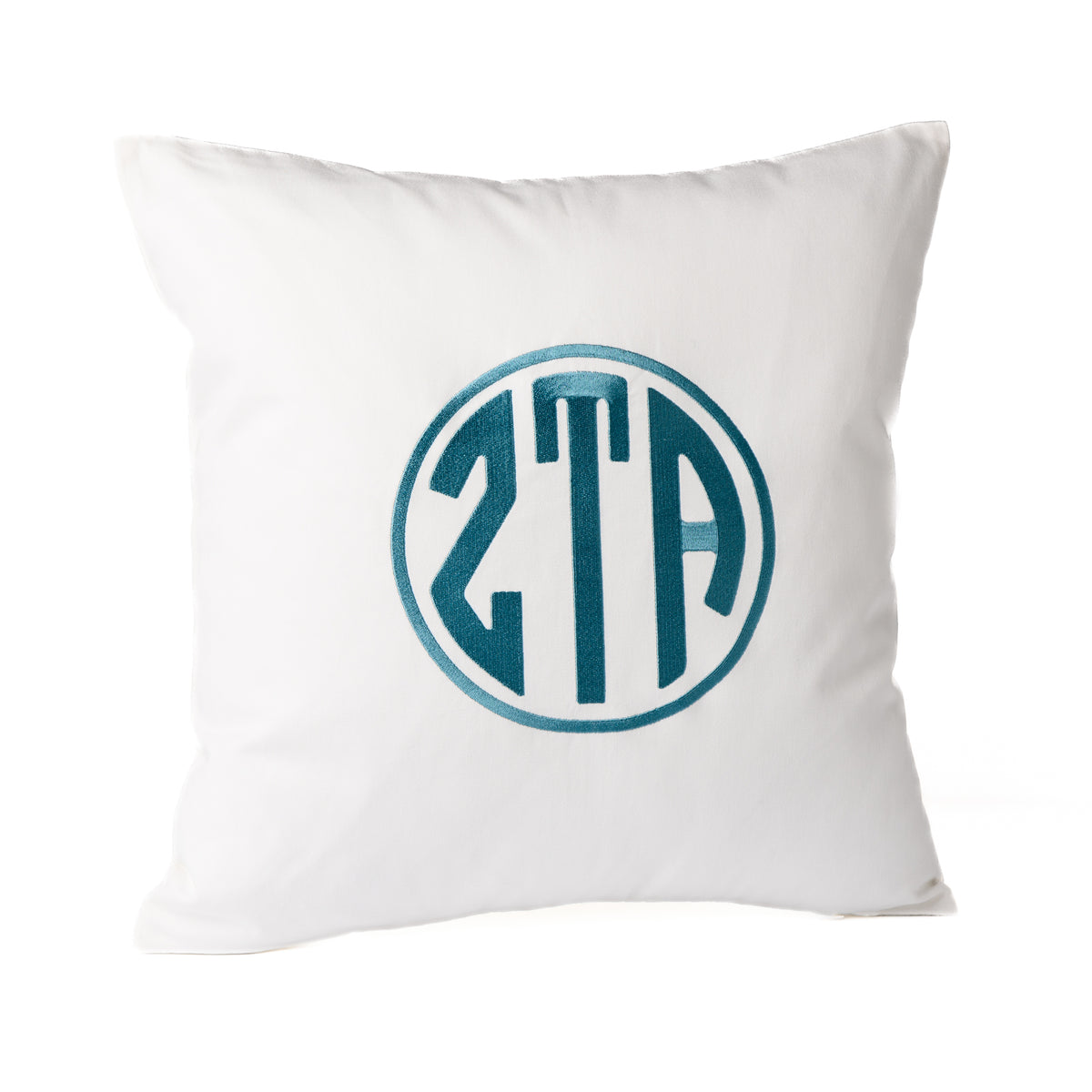 Zeta Tau Alpha Monogram Pillow | Over The Moon Greek