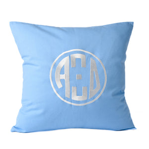 Alpha Xi Delta Circle Monogram Pillow