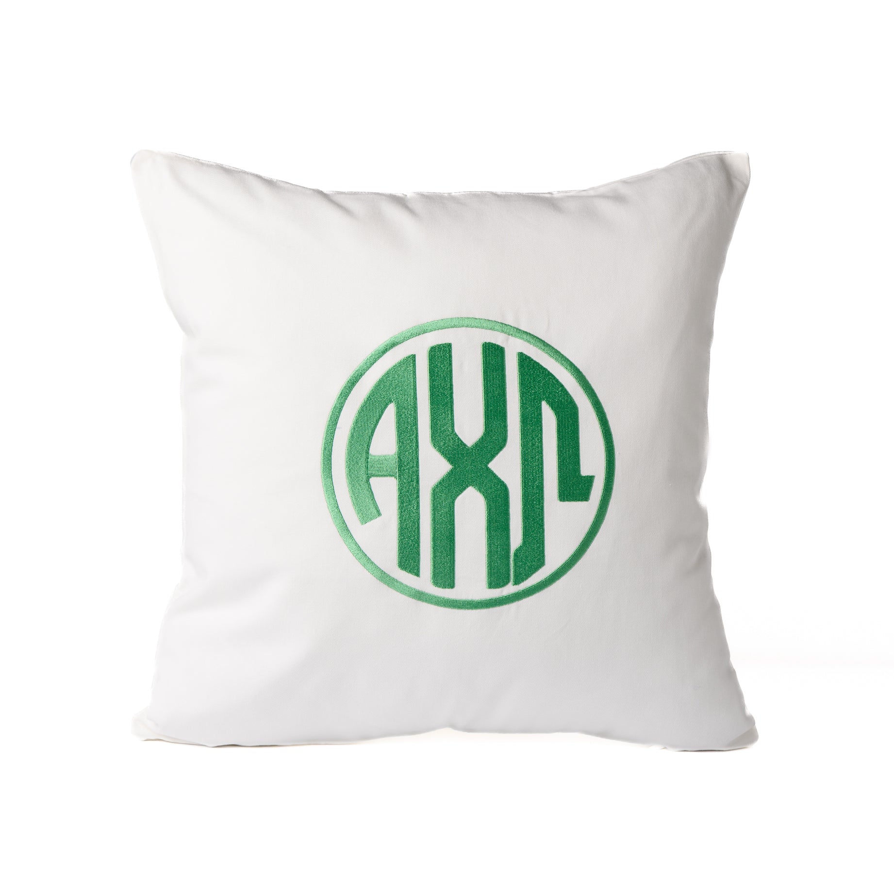 Circle Monogram Pillow