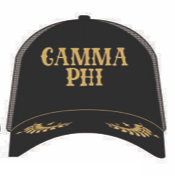 GAMMA PHI Captain Styled Trucker Hat