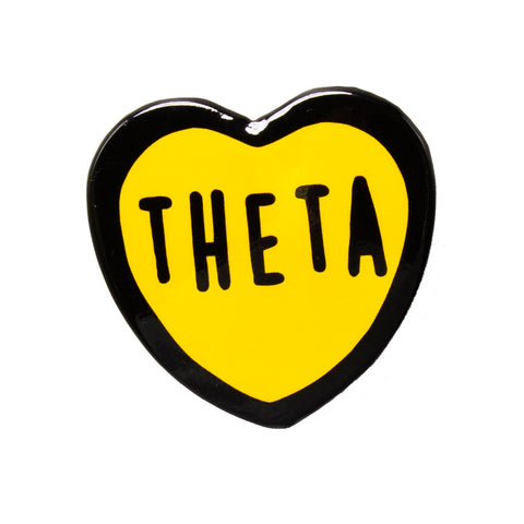 Kappa Alpha Theta Sweet Heart Button