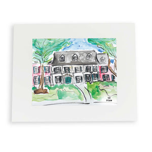 Louisiana State University Sorority House Print