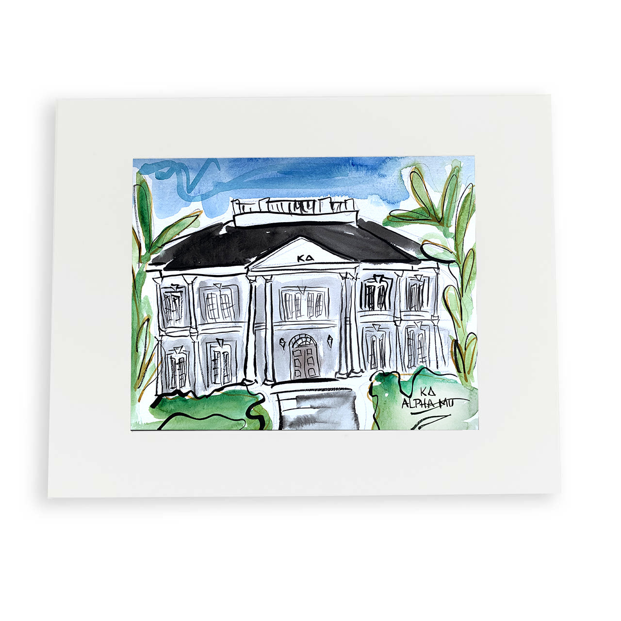 University of Mississippi House Print