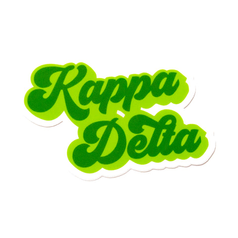 Kappa Delta RETRO Decal